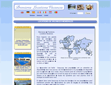 Tablet Screenshot of premieres-locations-vacances.fr